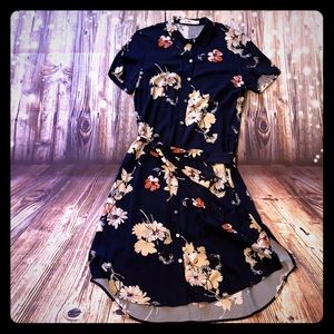 Just Fab Navy Dress Size Large